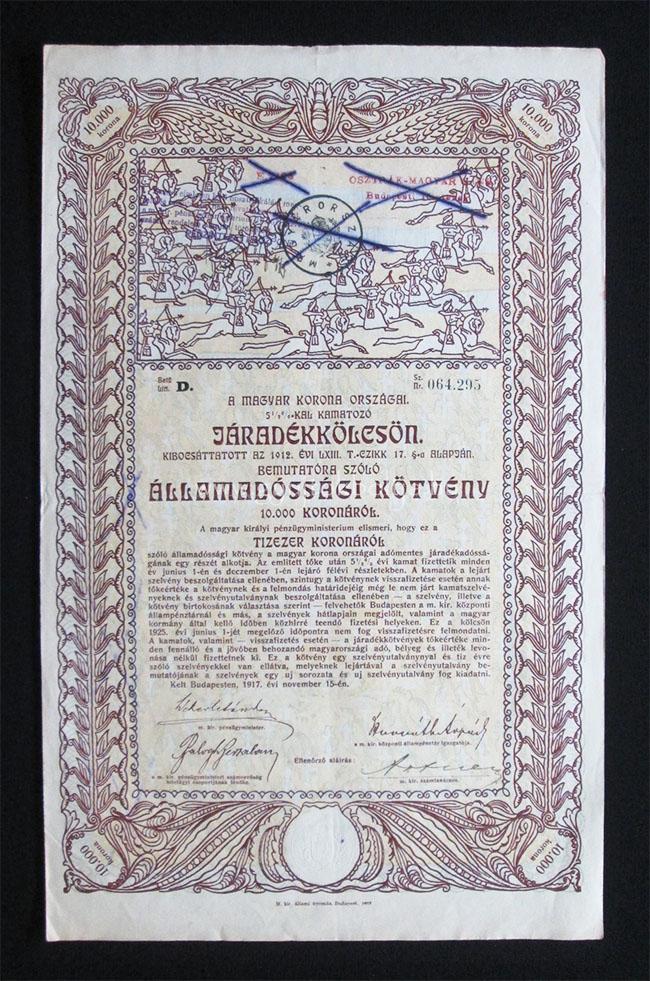 llamadssgi ktvny jradkklcsn 10000 korona 1917 november 5,5%